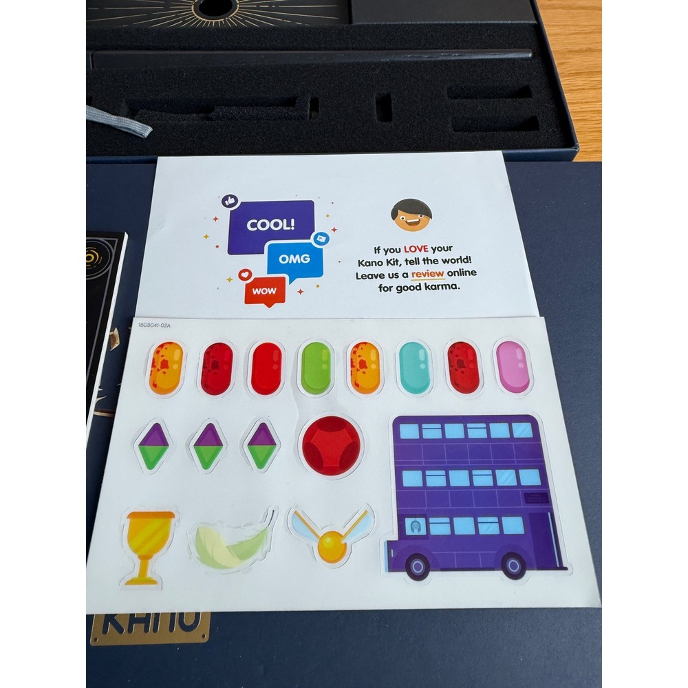 KANO Harry Potter Coding Kit Kids Blue STEM Educational Build A Wand tested - Picture 8 of 8